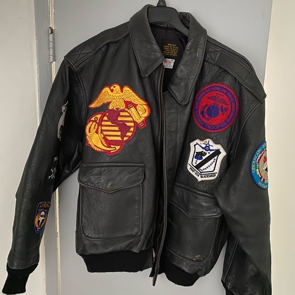 Avirex | Jackets & Coats | Avirex A2 Usaaf Flight Top Gun Style Leather ...